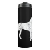 Grote Deense hondeneigenaar cadeau  dier Thermosbeker (Voorkant)