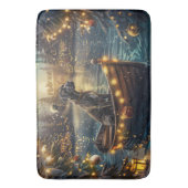 Grote Deense kerst feestelijke reis Badmat (Voorkant Verticaal)