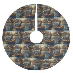 Grote Deense kerst feestelijke reis Kerstboom Rok