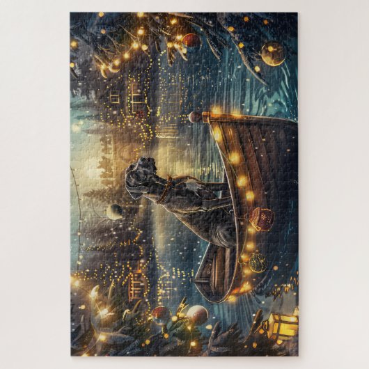 Grote Deense kerst feestelijke reis Legpuzzel (Verticaal)