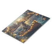 Grote Deense kerst feestelijke reis Notitieblok (Schuin)