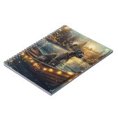 Grote Deense kerst feestelijke reis Notitieboek (Linkerzijde)