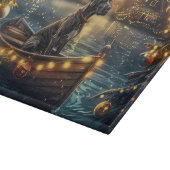 Grote Deense kerst feestelijke reis Snijplank (Hoek)