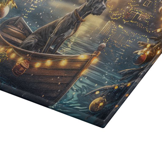 Grote Deense kerst feestelijke reis Snijplank (Hoek)