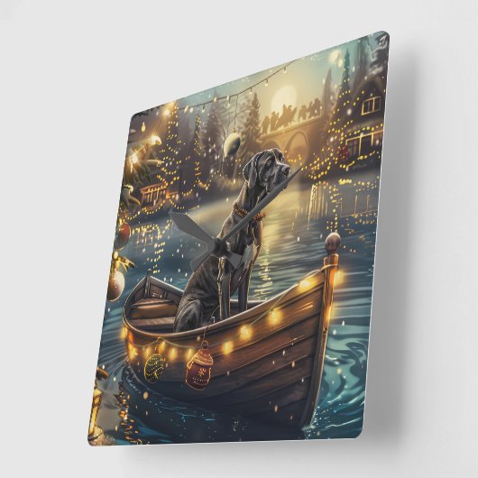 Grote Deense kerst feestelijke reis Vierkante Klok (Hoek)