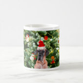 Grote Deense kerstboom geschenkdozen Santa Hat Koffiemok (Center)