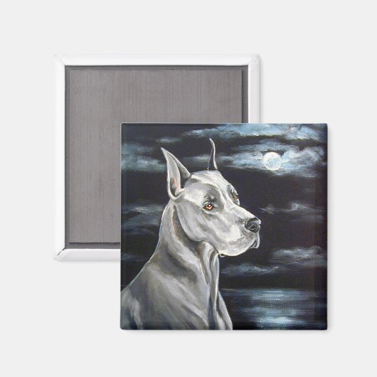 Grote Deense magneten - Blauwe Deen (Voorkant / Achterkant)