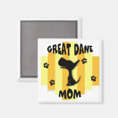 Grote Deense mam magneet (Voorkant / Achterkant)