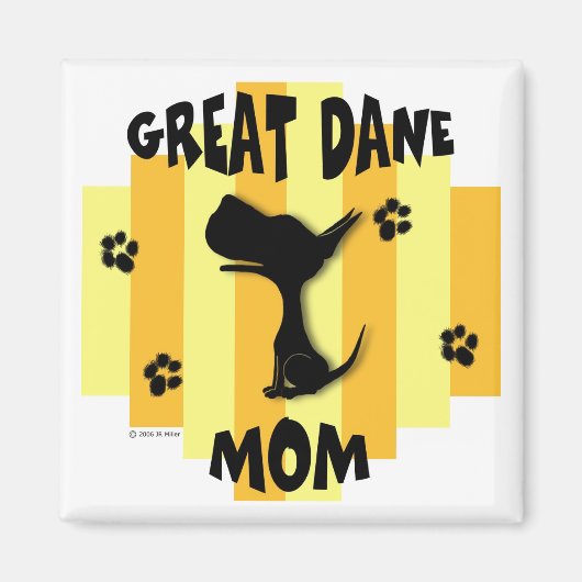 Grote Deense mam magneet (Voorkant)