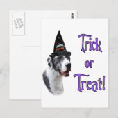 Grote Deense (merle) truc Briefkaart (Voorkant / Achterkant)
