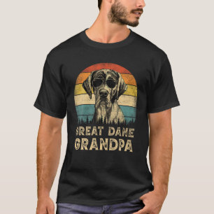  Grote Deense Opa Hondenliefhebbers Vaderdag T-shirt
