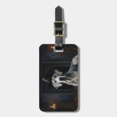 Grote Deense pompoenen Halloween Scary Flip Bagagelabel (Voorkant verticaal)