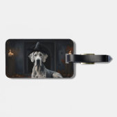 Grote Deense pompoenen Halloween Scary Flip Bagagelabel (Achterkant horizontaal)