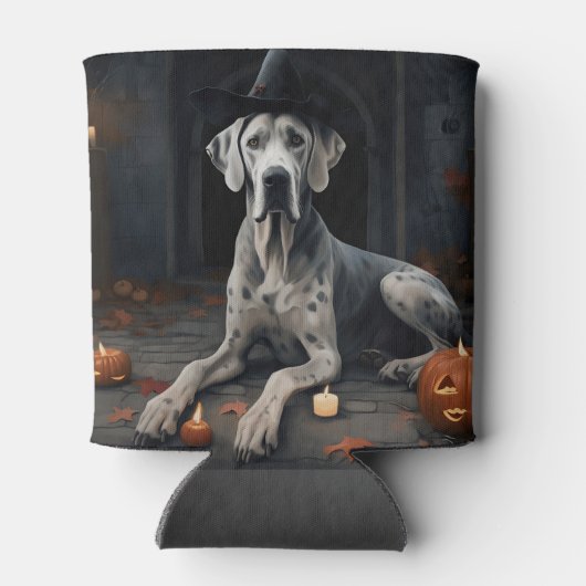 Grote Deense pompoenen Halloween Scary Flip Blikjeskoeler (Achterkant)