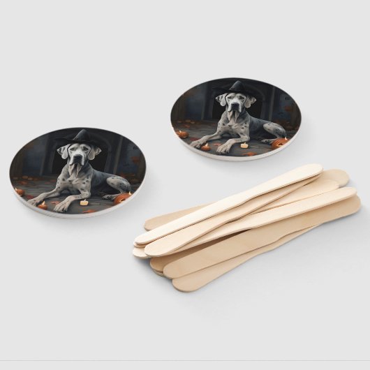 Grote Deense pompoenen Halloween Scary Flip Handwaaier (Niet-gemonteerd)