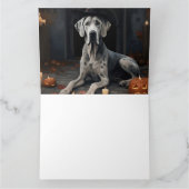 Grote Deense pompoenen Halloween Scary Flip Kaart (Binnen)