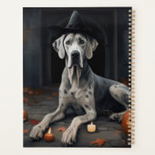 Grote Deense pompoenen Halloween Scary Flip Planner (Achterkant)