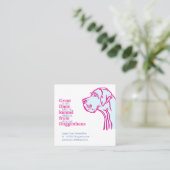 Grote Deense puppies te koop kaarten Vierkante Visitekaartje (Staand voorkant)