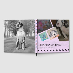 Grote Deense Puppy-gastenboek Gastenboek