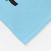 Grote Deense Puppy Grappig Fleece Deken (Hoek)