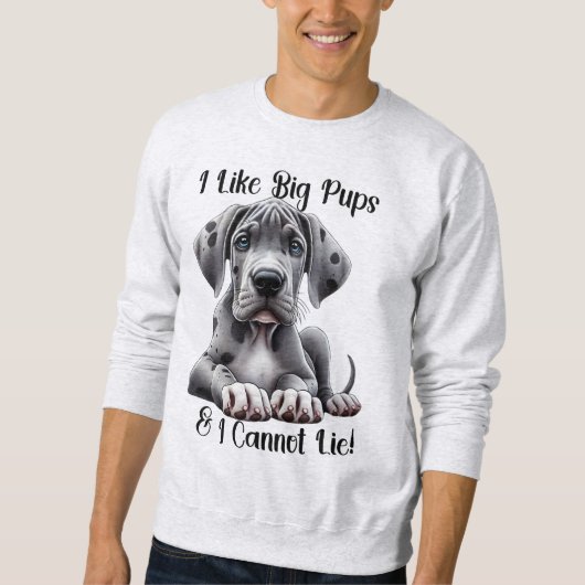 Grote Deense Puppy Trui (Voorkant)