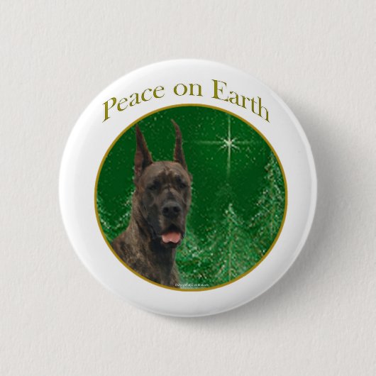 Grote Deense vrede Ronde Button 5,7 Cm (Voorkant)