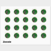 Grote Deense vrede Ronde Sticker (Vel)