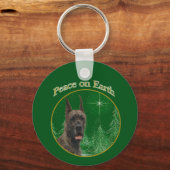 Grote Deense Vrede Sleutelhanger (Voorkant)