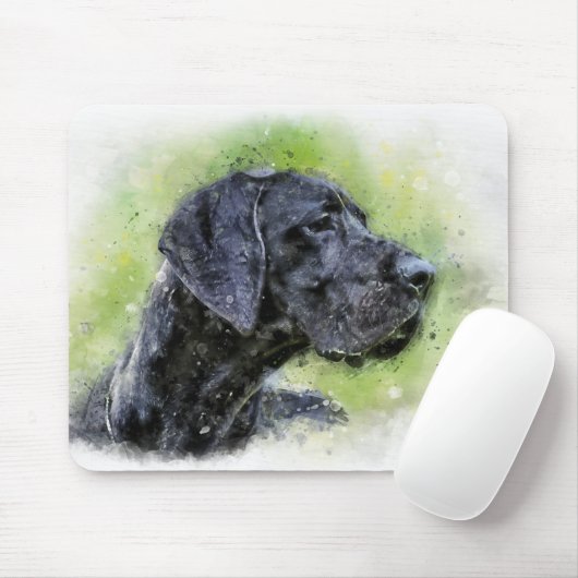 Grote Deense waterverf Muismat (Met muis)