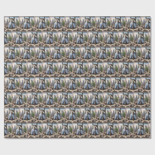 Grote Deense zakelijke zakenman Cadeaupapier (Vlak)