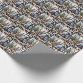 Grote Deense zakelijke zakenman Cadeaupapier (Hoek)