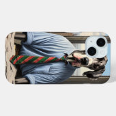 Grote Deense zakenman in een Kantoor Case-Mate iPhone Case (Achterkant (horizontaal))