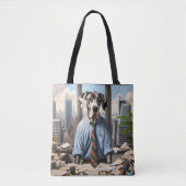Grote Deense zakenman in Kantoor Tote Bag (Voorkant)