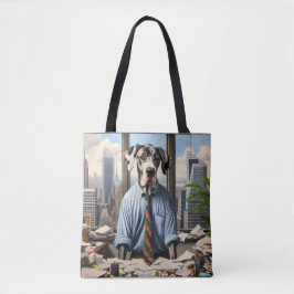 Grote Deense zakenman in Kantoor Tote Bag