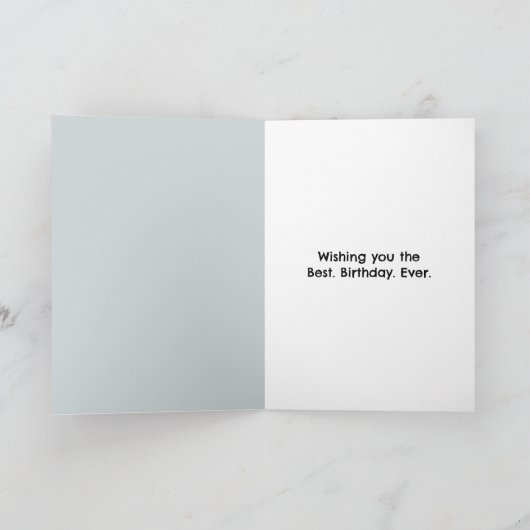 Grote Deense zakenman Verjaardag Kaart (Binnen)