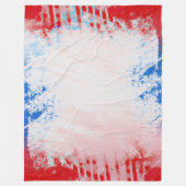 Grote deken met grunge print ontwerp (Voorkant)