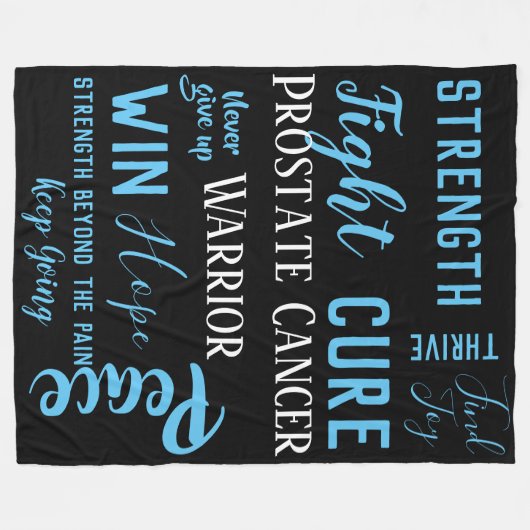 Grote deken voor prostaatkanker (Voorkant (Horizontaal))