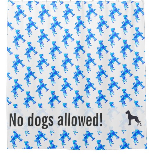 Grote Denen Douchegordijn (Voorkant)