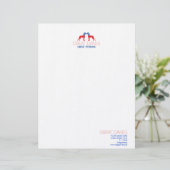 Grote Denen - Grote Vrienden Gepersonaliseerd Briefhoofd (Staand voorkant)