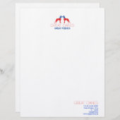 Grote Denen - Grote Vrienden Gepersonaliseerd Briefhoofd (Voorkant / Achterkant)