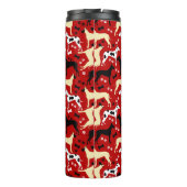 Grote Denen Harlequin, Fawn, Black Great Dane Ther Thermosbeker (Achterkant)