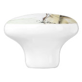 Grote Denen Keramische Knop (Zijkant)