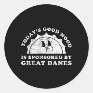 Grote Denen of Grote Deen Ronde Sticker