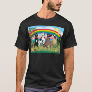 Grote Denen (vier) - Rainbow Bright T-shirt
