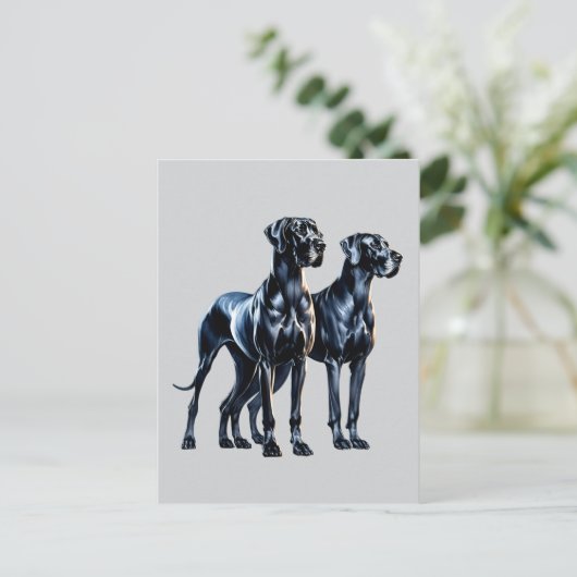 Grote Denen Waterverf Briefkaart (Staand voorkant)