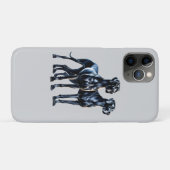 Grote Denen Waterverf Case-Mate iPhone Case (Achterkant (horizontaal))