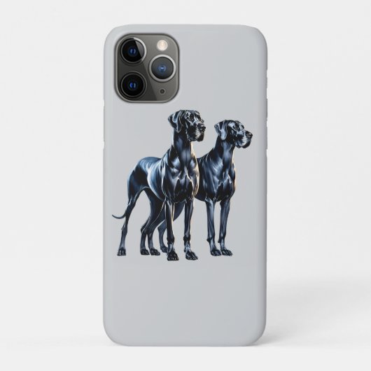 Grote Denen Waterverf Case-Mate iPhone Case (Achterkant)