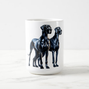 Grote Denen Waterverf Koffiemok