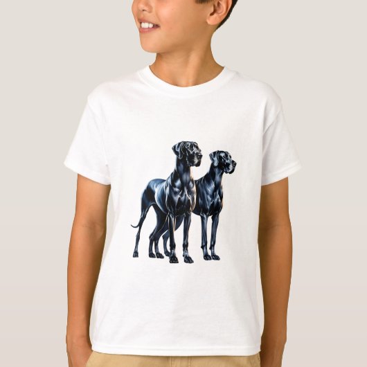 Grote Denen Waterverf T-shirt (Voorkant)
