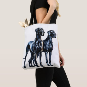 Grote Denen Waterverf Tote Bag